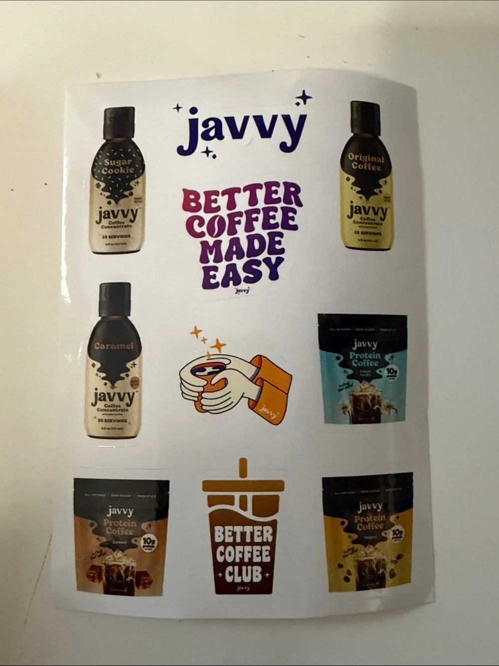 Javvy Summer Edition Shaker Cup with Rainbow Metallic Straws